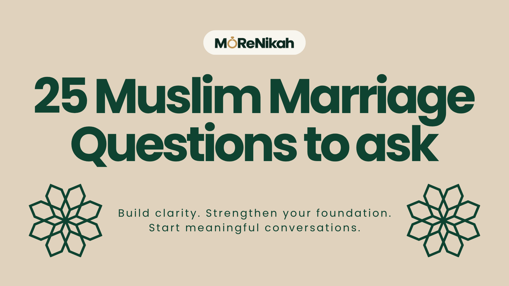 25 Muslim Marriage Questions to Ask Before Marriage
